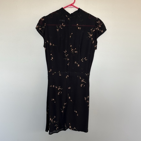 Black and Floral Reformation Dress size 2 - Picture 3 of 13